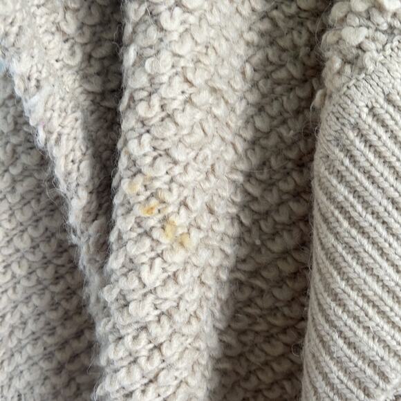 Banana Republic wool alpaca blend long line open front heavy weight cardigan M - Picture 10 of 10